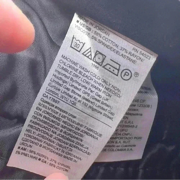 Banana Republic Sloan Slim Black Crop Pants - Picture 8 of 9